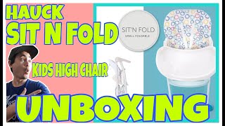 🔴Hauck Sit N Fold Kids High Chair Unboxing  Tsanel Juan [upl. by Natica]