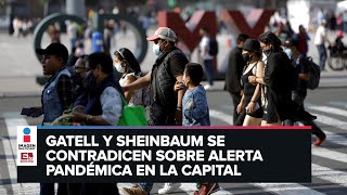 Salud federal pone a la CDMX en semáforo rojo [upl. by Yereffej]