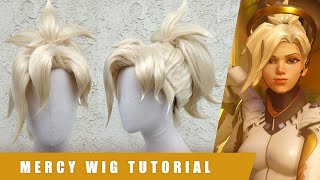 Mercy Wig Tutorial  How to Add Volume to a Wig for Overwatch Cosplay [upl. by Airam723]