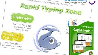 شرح برنامح Rapid Typing لتدرب الطباعة على لوحة المفاتيح [upl. by Hein]