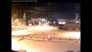 2011 Fairbanks Ak ArcticCam winter solstice [upl. by Lexa40]