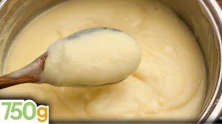 Recette de chef  La crème pâtissière de Philippe Conticini  750g [upl. by Norvall820]