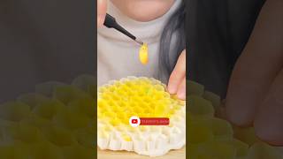 HONEY BEE DESSERT larva honeycomb mukbang 직접만든 먹방 [upl. by Rednazxela]