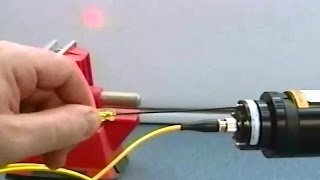 Laser to Fiber Coupler with Receptacle Instruction Video [upl. by Hildick290]