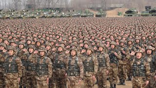 Chinese army puts on show of military might for Xi Jinping [upl. by Etteloc]