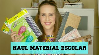 Haul Vuelta al cole Material escolar 2016 [upl. by Blackington763]