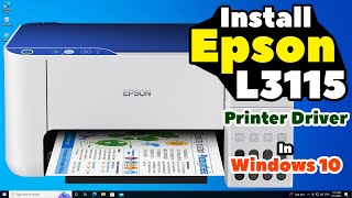 How to Download amp Install Epson L3115 Printer Driver in Windows 10 PC or Laptop [upl. by Jasmina]