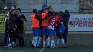 Resum Girona FC  CF Badalona Divisió dHonor Juvenil [upl. by Nyltyak]