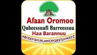 Afaan Oromoo Qubeessuufi Barreessuu Leenjistuu [upl. by Neelhsa]