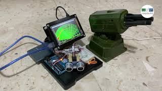 Arduino Missile Defense Radar System in ACTION [upl. by Grizelda379]