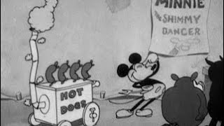 Mickey Mouse The Karnival Kid 1929 Hoochie Coochie DanceHot Dog Song [upl. by Glogau]