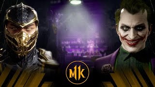 Mortal Kombat 11  Scorpion Vs The Joker Very Hard [upl. by Alleuqram948]