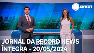 Jornal da Record News  20052024 [upl. by Esilahc]