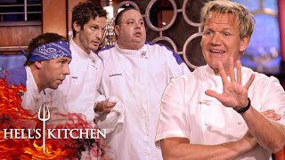 Both Teams Struggle to Cook 3 Dishes From The Menu In The Relay Challenge  Hell’s Kitchen [upl. by Elsbeth]