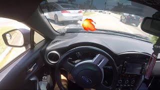 Subaru Brz POV Day Drive  DRIVING BEHIND THE LOUDEST G37S  Pure Exhaust Audio subaru brz [upl. by Shumway]