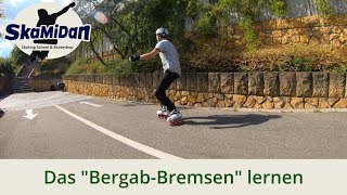 Hilfe Wie komme ich den Berg herunter  How To Skate Downhill  Fitness Inline Basics 08 [upl. by Nafri]