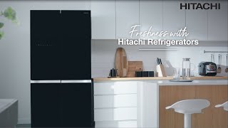 Hitachi Refrigerators Vacuum Compartment Keeping food fresh and tasty even longer [upl. by Reina]