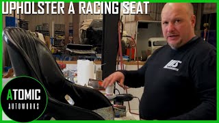 How to foam and upholster an aluminum racing seat for comfort and style [upl. by Atiken]