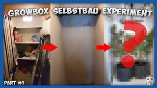 DER PLAN  GROWBOX Selbstbau Experiment  TEIL 1  DIY [upl. by Patnode]