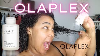 OLAPLEX No 3  Type 3 Fine Low Porosity Natural Hair Does it work [upl. by Antony547]