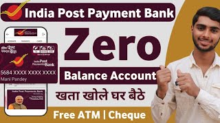 India Post Payment Bank Account Opening Online 2024  IPPB Zero Balance Account Opening Online [upl. by Halilak]