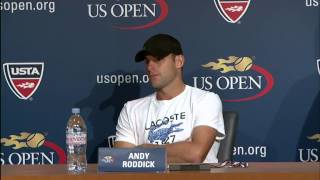 2012 US Open Andy Roddicks Final Career Press Conference [upl. by Rachele]