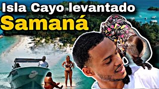 Isla Cayo Levantado Viajando Con Altos Oleajes En Republica Dominicana [upl. by Aynwat688]