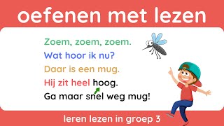 Oefenen met lezen  groep 3  Ik leer lezen voor kinderen  Dutch Vocabulary [upl. by Orian693]