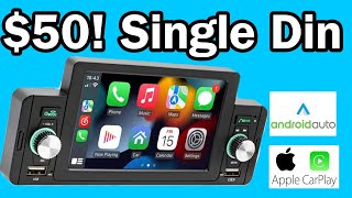 Kabeam 1 Din 69quot Android Car Radio CarPlay [upl. by Fernand]