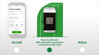 Prelievo Cardless  App Intesa Sanpaolo Mobile [upl. by Ellehciram286]