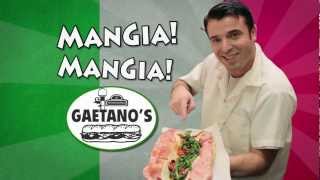 Gaetanos Deli quotMangia Mangiaquot TV commercial [upl. by Anelec]