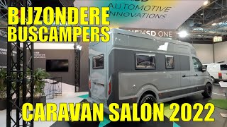 DEZE BIJZONDERE BUSCAMPERS ZIJN HET BEKIJKEN WAARD  Caravan Salon Düsseldorf 2022  Campingtrend [upl. by Danae705]