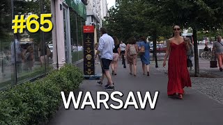 Life in Warsaw Poland WALKING TOUR  JULY 22  2024  SAMSUNG S23 FOOTAGE [upl. by Jelks]