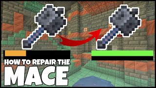 How To REPAIR THE MACE In MINECRAFT [upl. by Peonir]