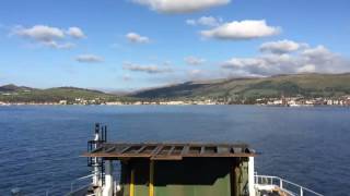 Millport to Largs ferry Time Lapse [upl. by Ahsiyk]