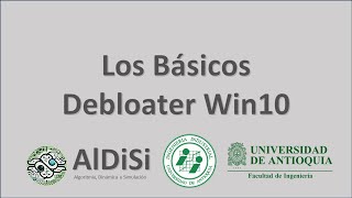 Debloater Win10  Quitar Software Adicional de Microsoft [upl. by Riccio]