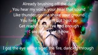 Katy perry  Roar Lyrics [upl. by Haiel]