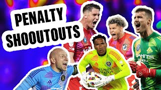 The WILDEST PK Shootouts of Round 1  Audi 2024 MLS Cup Playoffs [upl. by Ettezel]