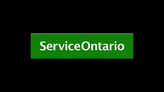 Service Ontario [upl. by Rossen]