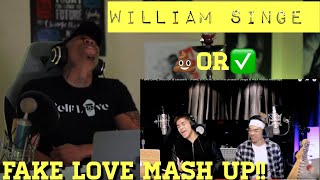 William Singe amp Alex Aiono Fake Love Broccoli Caroline REACTION [upl. by Remington]