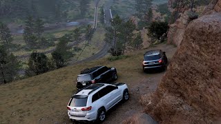 Jeep Grand Cherokee  Range Rover amp Toyota 4Runner  Forza Horizon 5 Convoy Offroading [upl. by Yllus]