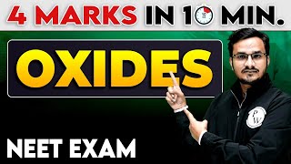 Periodic Table  Oxides  4 Marks in 10 Minutes For NEET Exam [upl. by Leirda]