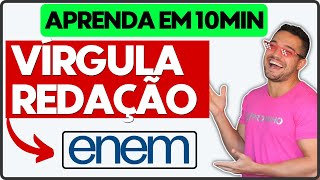 FÁCIL Como usar a VÍRGULA na Redação do ENEM  PROFINHO  Como usar vírgula corretamente [upl. by Deden]