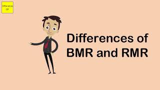 Differences of BMR and RMR [upl. by Marketa874]