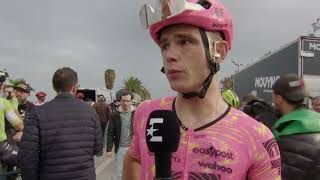 Marijn van den Berg  Interview at the finish  Stage 1  Volta ao Algarve em Bicicleta 2024 [upl. by Home]