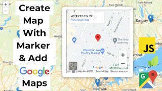 Create Map Leaflet With Marker amp Add Google Maps Using JavaScript [upl. by Balliett]