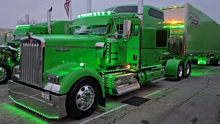 MATS 2024 quotFriday Night Light Showquot Mid America Truck Show [upl. by Kleper]