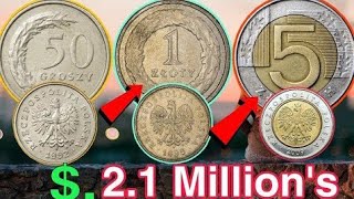 Top 6 most valuable Poland Coins most Expensive Poland Coins worth a lot of moneyCoins worth money [upl. by Levitt]