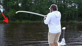 Fishing for Redfish on the Pamlico Sound Popping Cork Fishing [upl. by Llirret]