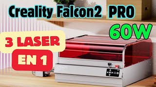 Creality Falcon2 Pro 60W LA NUEVA CORTADORA LASER VALE LA PENA [upl. by Jeunesse]